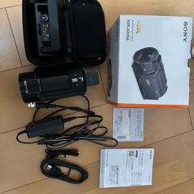 SONY FDR-AX45A 4K ビデオカメラ 本体 ワイヤレスマイク付き