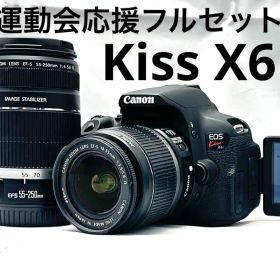 運動会応援フルセット♪Canon EOS Kiss X6iダブルズームレンズ♪