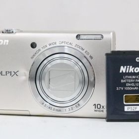【返品保証】 ニコン Nikon COOLPIX S6200 10x バッテリー付き コンパクトデジタルカメラ e18180