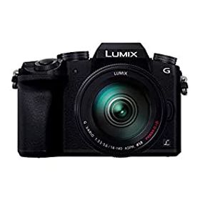 【中古】パナソニック ミラーレス一眼カメラ ルミックス G7 レンズキット 高倍率ズームレンズ付属 1600万画素 ブラック DMC-G7H-K