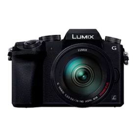 【中古】 パナソニック ミラーレス一眼カメラ ルミックス G7 レンズキット 高倍率ズームレンズ付属 1600万画素 ブラック DMC-G7H-K