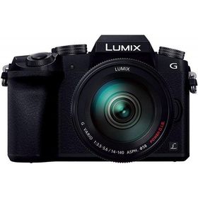 【中古】 パナソニック Panasonic カメラ ルミックス G7 レンズキット 高倍率ズームレンズ付属 1600万画素 ブラック DMC-G7H-K 当店保証30日間 人気 ミラーレス 一眼レフ 交換レンズ カメラ