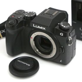 【中古】【美品】パナソニック LUMIX DMC-G7 ボディ CA01-B6983-4C2B Panasonic マイクロフォーサーズ EVF 中古