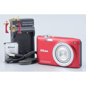 【中古】Nikon ニコン COOLPIX S2700 レッド コンパクトデジタルカメラ