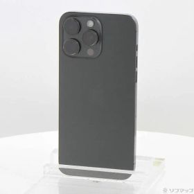 ソフマップ 〔中古品〕 iPhone15 Pro Max 256GB ブラックチタニウム MU6P3J／A SIMフリー【276】