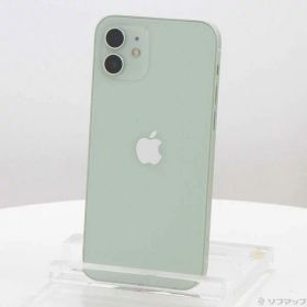 【中古】Apple(アップル) iPhone12 64GB グリーン MGHT3J／A SIMフリー 【262-ud】