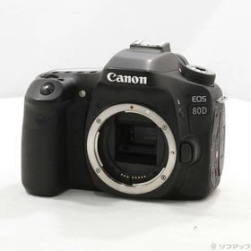 〔中古〕Canon(キヤノン) EOS 80D ボディ ブラック〔352-ud〕