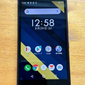 au Qua phone KYV44 ネイビー