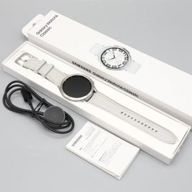【ボーナスストアPlus】SAMSUNG Galaxy Watch6 Classic 47mm SM-R960NZSAXJP シルバー スマートウォッチ サムスン ギャラクシーウォッチ クラシック 本体