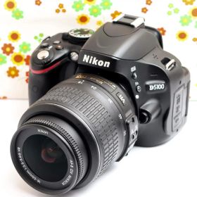 【スマホに送れる】ニコン Nikon D5100☆動画撮影！☆自撮り☆初心者安心