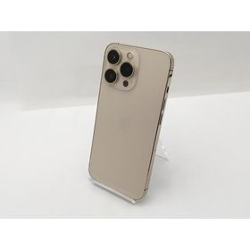 【中古】Apple docomo 【SIMフリー】 iPhone 13 Pro 256GB ゴールド MLUQ3J/A【新宿2】保証期間１ヶ月【ランクC】