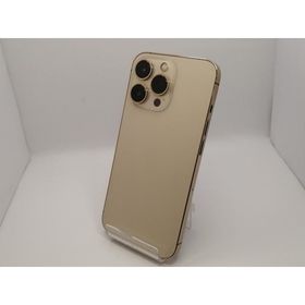 【中古】Apple au 【SIMフリー】 iPhone 13 Pro 256GB ゴールド MLUQ3J/A【大須2】保証期間１ヶ月【ランクB】
