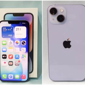 Apple iPhone14 128GB SIMフリー 3L237J/A 本体 ブルー 元デモ機 日本国内モデル au 821-1