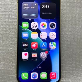 重度焼き付き SIMフリー iPhone 14 128GB イエロー