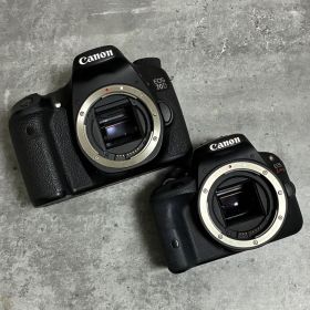 ⭐️外観美品⭐️Canon EOS 70D とEOS kiss X7 ボディ 2台