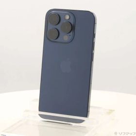 ソフマップ 〔中古品〕 iPhone15 Pro 128GB ブルーチタニウム MTUA3J／A SIMフリー【348】