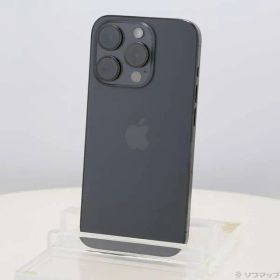 ソフマップ 〔中古品〕 iPhone15 Pro 256GB ブラックチタニウム MTUC3J／A SIMフリー【352】