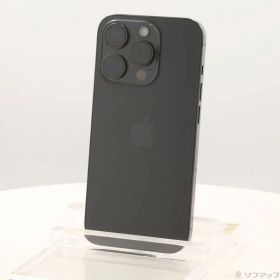 ソフマップ 〔中古品〕 iPhone15 Pro 256GB ブラックチタニウム MTUC3J／A SIMフリー【349】