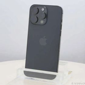 ソフマップ 〔中古品〕 iPhone15 Pro Max 512GB ブラックチタニウム MU6U3J／A SIMフリー【352】