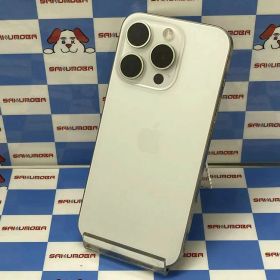 【中古】iPhone15 Pro 512GB ホワイトチタニウム MTUJ3J/A AU版SIMフリー ジャ