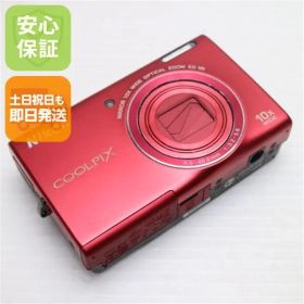 中古 COOLPIX S6200 ブリリアントレッド 即日発送 デジカメ Nikon デジタルカメラ 本体 土日祝発送OK