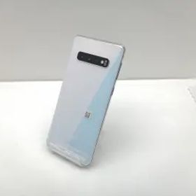 【中古】SAMSUNG docomo 【SIMロック解除済み】 Galaxy S10 SC-03L Prism White【仙台イービーンズ】保証期間１ヶ月【ランクB】