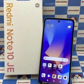 【中古】Redmi Note 10 JE 64GB クロームシルバー XIG02 AU版SIMフリー