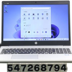 hp ProBook 450 G6 Core i3 8145U 2.1GHz/8GB/256GB(SSD)/15.6W/FWXGA(1366x768)/Win11 【547268794】