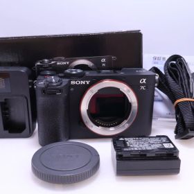 【美品 13,800回】SONY α7C II ボディ ブラック ミラーレス一眼