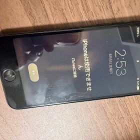 iPhone7 ブラック 本体 画面傷あり