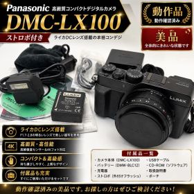 美品 Panasonic LUMIX DMC-LX100 デジカメ ストロボ付