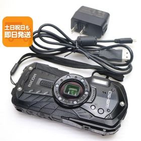 美品 RICOH WG-50 ブラック 即日発送 コンデジ RICOH 本体 あすつく 土日祝発送OK