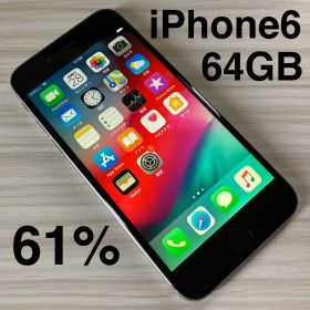iPhone6 64GB SPACEGRAY バッテリー61% Softbank