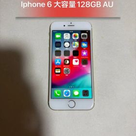 iPhone 6 Gold 大容量128GB AU 美品