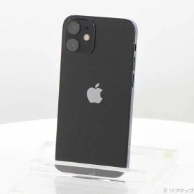 【中古】Apple(アップル) iPhone12 mini 64GB ブラック MGA03J／A SoftBank 【349-ud】