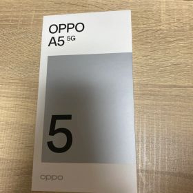【新品未使用】OPPO A5 5G OPG06 4GB/128GB 本体ホワイト