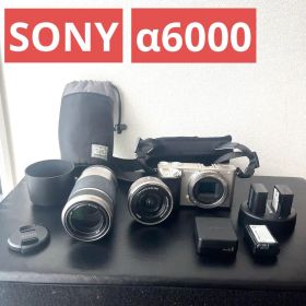 【早い者勝ち】SONY α6000 ズームレンズキット ミラーレス一眼 カメラ