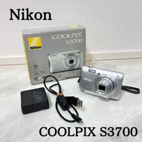 【美品】Nikon COOLPIX S3700 シルバー Wi-Fi対応 箱あり