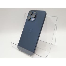 【中古】Apple 国内版 【SIMフリー】 iPhone 15 Pro Max 1TB ブルーチタニウム MU723J/A【秋葉5号】保証期間１ヶ月【ランクA】