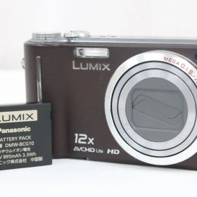 【返品保証】 パナソニック Panasonic LUMIX DMC-TZ7 12x ブラウン バッテリー付き コンパクトデジタルカメラ e18054