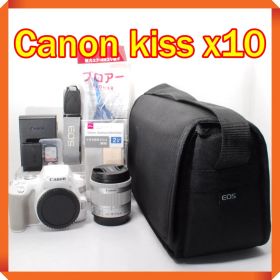 Canon EOS kiss x10 ホワイト 一眼レフカメラ スマホ転送