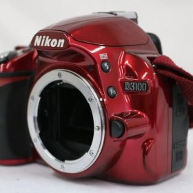 【返品保証】 【シャッター5007回】ニコン Nikon D3100 レッド デジタル一眼 e18100