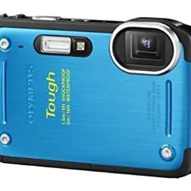 【中古】OLYMPUS デジタルカメラ TG-620 1200万画素 5m防水 1.5m耐落下衝撃 裏面照射型CMOS ブルー TG-620 BLU
