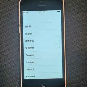 Apple iPhone 5c ホワイト 16GB 本体