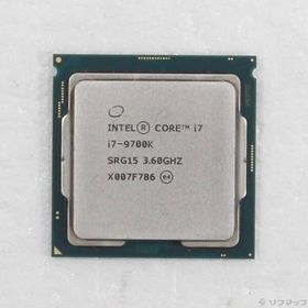 〔中古〕intel(インテル) Core i7 9700K 〔3.6GHz／LGA 1151〕〔262-ud〕