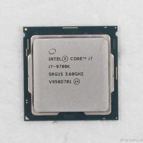 〔中古〕intel(インテル) Core i7 9700K 〔3.6GHz／LGA 1151〕〔262-ud〕