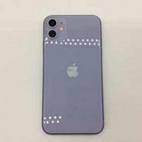 中古 【SIMロック解除済み】【SoftBank】 Apple iPhone11 64GB (パープル) MWLX2J/A 155410 状態： C:並品