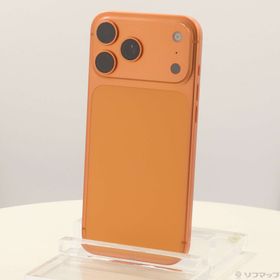 (中古)Apple iPhone17 Pro Max 256GB コズミックオレンジ MFY94J/A SIMフリー(258-ud)