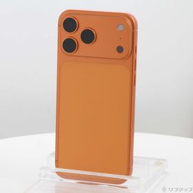 (中古)Apple iPhone17 Pro Max 1TB コズミックオレンジ MFYG4J/A SIMフリー(258-ud)