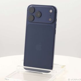 (中古)Apple iPhone17 Pro Max 1TB ディープブルー MFYH4J/A SIMフリー(258-ud)